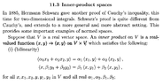 Garling - 1 - Start of Secton 11.3 on Inner Product Spaces ... .PAGE 1 .png
