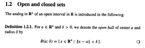 D&K - 1 - Start of Section 1.2 ... Open and Closed Sets ... .png
