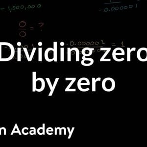 Why zero divided by zero is undefined/indeterminate | Algebra II | Khan Academy - YouTube