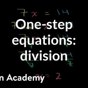 How to solve equations of the form ax = b | Linear equations | Algebra I | Khan Academy
