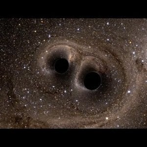 Collision of two black holes