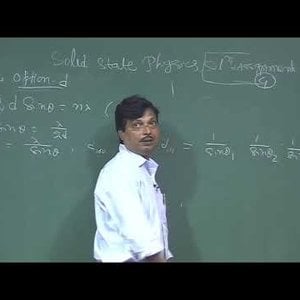 Solid State Physics by Prof. Amal Kumar Das (NPTEL):- Week 4 assignment solution