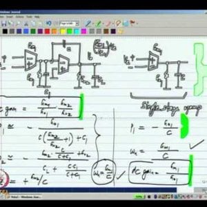 Analog IC Design by Dr. Nagendra Krishnapura (NPTEL):- Two stage miller compensated opamp - 2