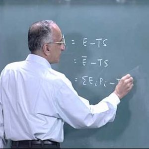 Chemical Engineering Thermodynamics by Prof. M.S. Ananth (NPTEL):- Lecture 35: Molecular basis of Thermodynamics II