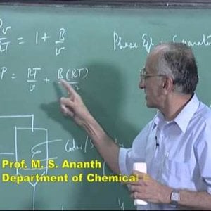 Chemical Engineering Thermodynamics by Prof. M.S. Ananth (NPTEL):- Lecture 26: Illustrative Examples I