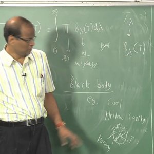 Introduction to Atmospheric Science by Prof. C. Balaji (NPTEL):- Lecture 31: Atmospheric radiation – Radiation laws