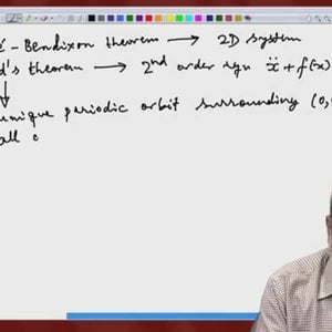 Differential Equations and Applications (NPTEL):- Lecture 37: Periodic Orbits and Poincare Bendixon Theory 2
