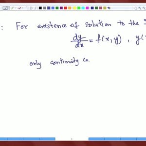 Differential Equations and Applications (NPTEL):- Lecture 19: Picard's Existence and Uniqueness Theorem 2
