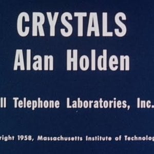Crystals - Alan Holden 1958