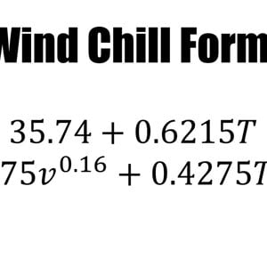 The Wind Chill Formula Explained - YouTube
