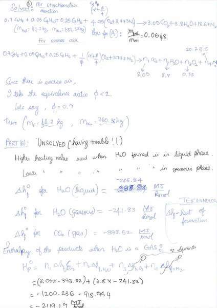 Calculation Of Higher Heating Value Of Lpg Physics Forums