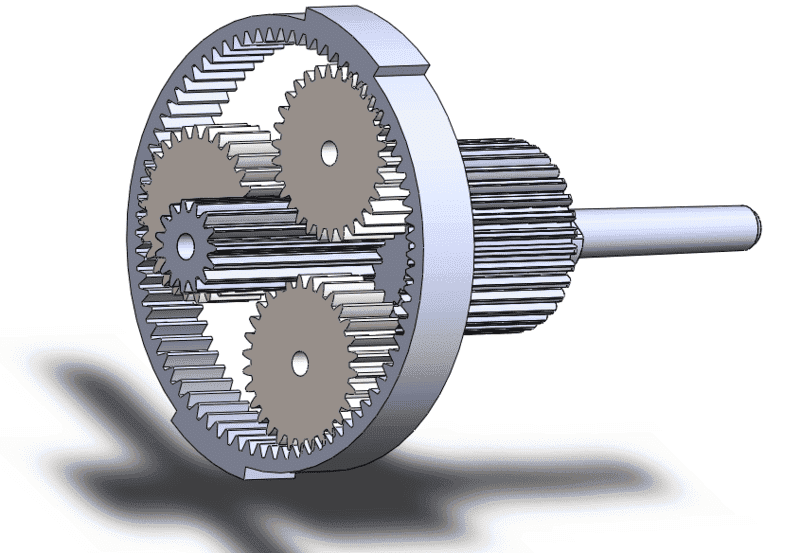 Calculating the load on gear from driving torque