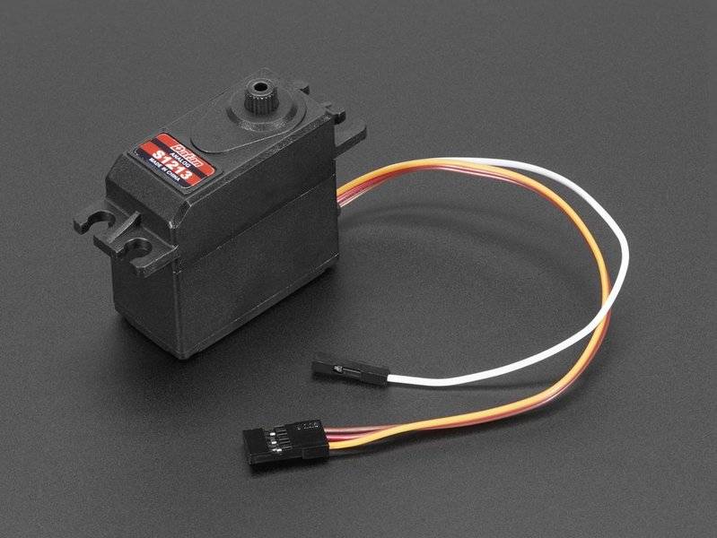 Red (power pin 2) wire for servo motor not connected