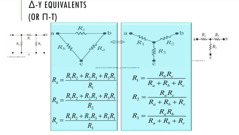 Apply the Delta Wye Transform to a Circuit