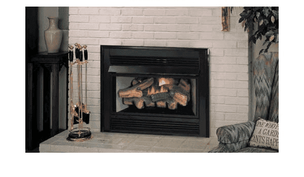 Reflective inserts for home gas fireplaces