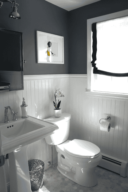 How to Add Beadboard to a Bathroom - At Home - Bathroom