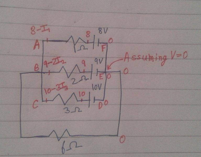 Different EMFs joined in parallel