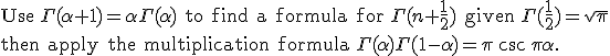 %20formula%20}\operatorname{\Gamma}(\alpha)\operatorname{\Gamma}(1-\alpha)=\pi\,\csc\,\pi\alpha..gif