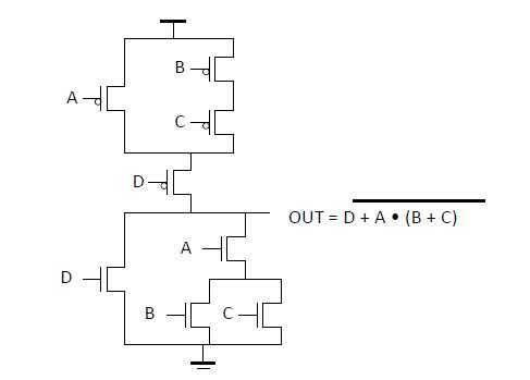 Complex CMOS gate