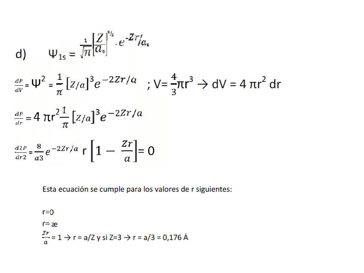 Highest probability of finding an electron