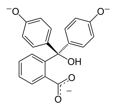 370px-Phenolphthalein-high-pH-2D-skeletal.svg.png