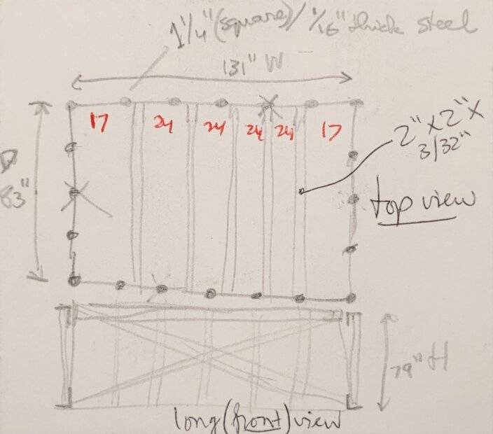 83 x 131 steel cage TOP and long end FRONT views.jpg
