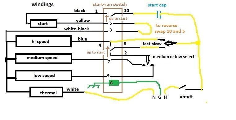 Trying To Wire A Washing Machine Motor, Whirlpool Top Load Washer Wiring Diagram