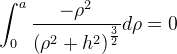 ^a%20\frac{%20-\rho^2%20}%20{%20\left(%20\rho^2%20+%20h^2%20\right)^\frac{3}{2}%20}d\rho%20=%200.gif