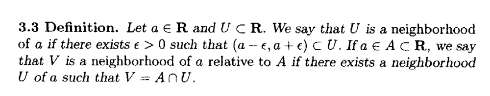 Browder - Defn 3.3 ... Neighbourhood ... .png