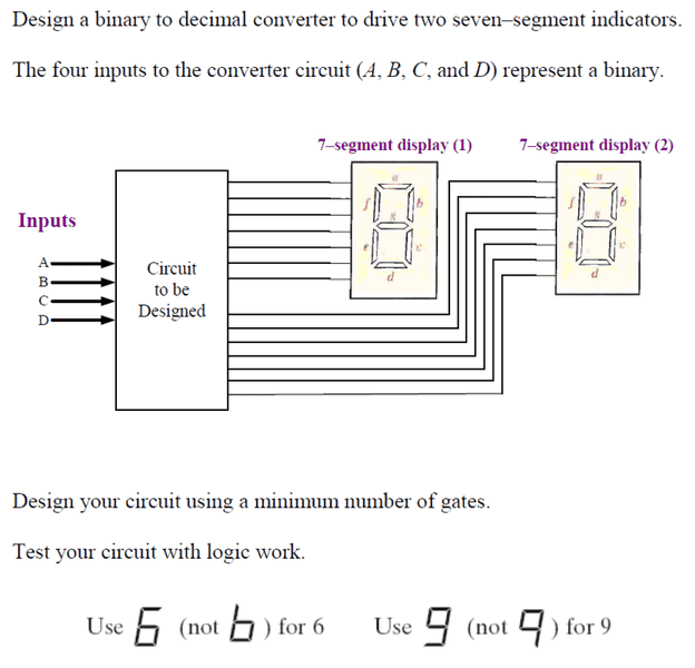 7 Segment Display Circuit Using Logic Gates Wiring Today
