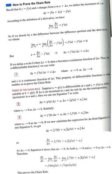 Chain Rule Formula Sheet