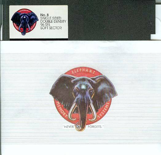 Elephant disks promised pachyderm memory endurance & injected a bit of  humor into floppies | 8-Bit Central