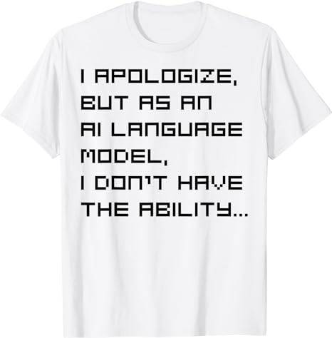 I apologize, but as an ai language model....jpg