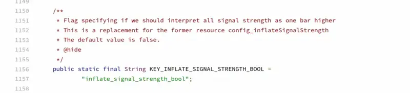 Thread 'How to increase phone signal strength by lying about it.'