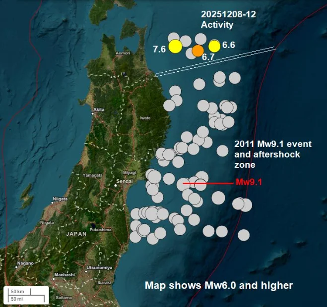 Japan quakes 2011 - 2025.webp