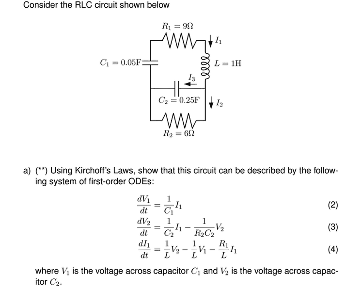 Why are these capacitor voltages opposite polarity?
