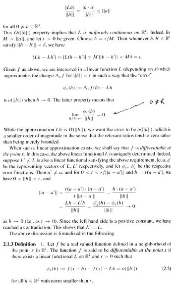 Kantorovitz - 2 - Sectiion on the DIfferential ... PART 2 ... .png