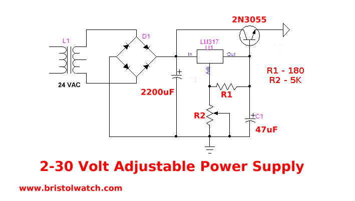 Lm317 netzteil