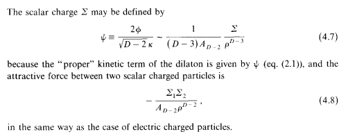 Dilaton monopole interaction derivation by Gibbons and Maeda.