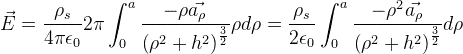 rac{%20-\rho^2%20\vec{a_\rho}%20}%20{%20\left(%20\rho^2%20+%20h^2%20\right)^\frac{3}{2}%20}d\rho.gif