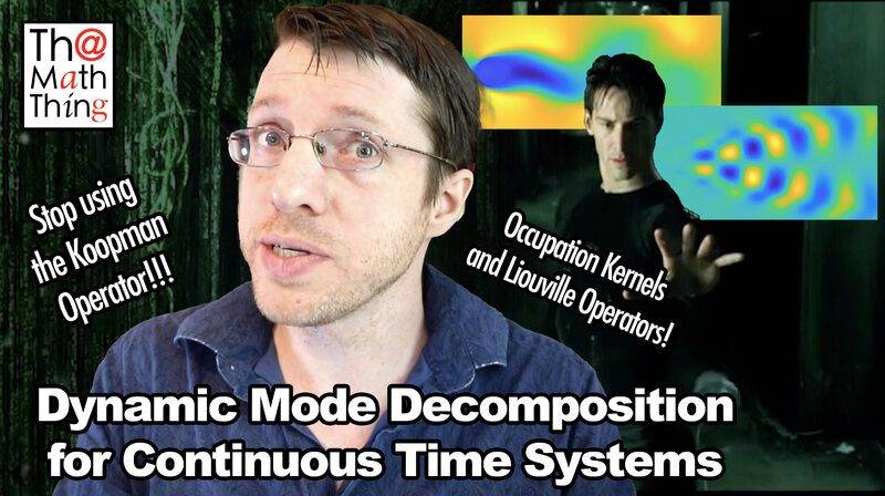 This video gives the occupation kernel/Liouville operator algorithm for dynamic mode decompositions. This removes the forward invariance requirement on the dynamics.