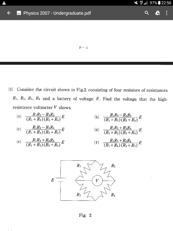 How to calculate what a voltmeter measures with multiple resistors?