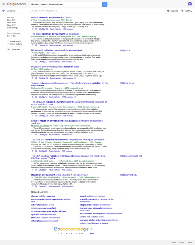 Screenshot_2021-02-28 Radiation levels in the environment - Google Scholar.png