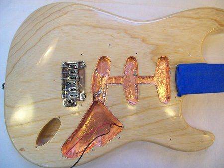 Image result for guitar shielding