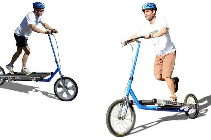 The Treadmill Bike ... for people who like the feel of a belt beneath their feet