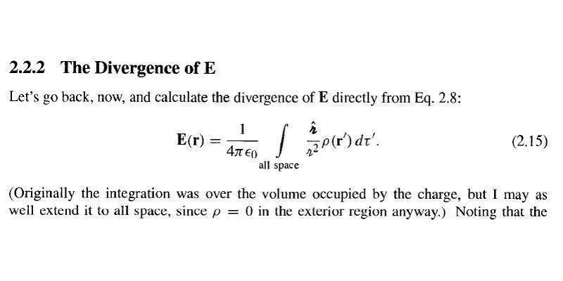 The divergence of E.jpg