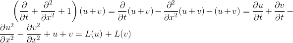 tial&space;x^{2}}-\frac{\partial&space;v^{2}}{\partial&space;x^{2}}&plus;u&plus;v=L(u)&plus;L(v).gif