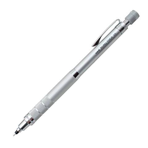 UN23992-SI~Uni-Kuru-Toga-Roulette-Pencil-05mm-M5-1017-Silver_P1.jpg