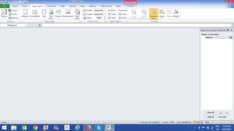 "Lost" Content in Excel Spreadsheet