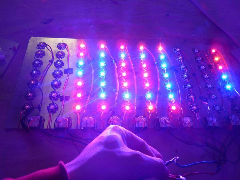 Building a Full-Spectrum LED Light Array for My Grow Station • Physics ...